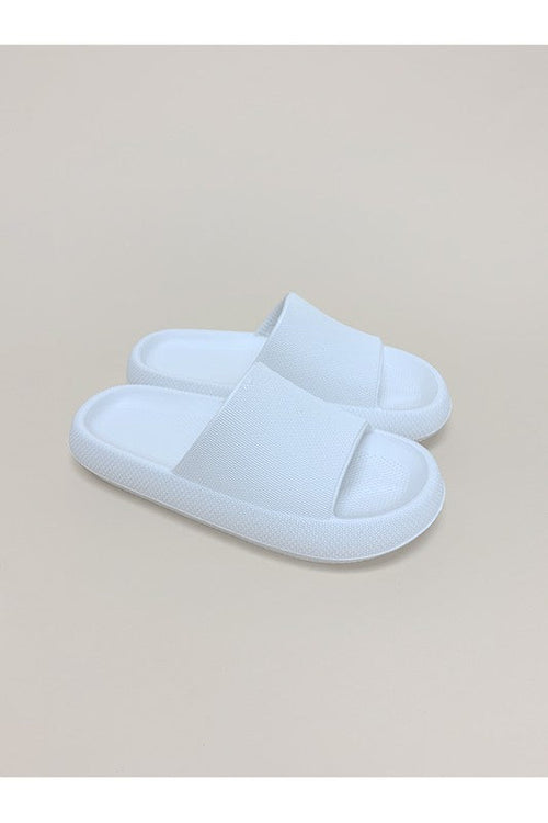 Heels WHITE ORGANIZE-17 EVA Sandals - Casual Slip-On Sandals | Open Toe fashique fusion