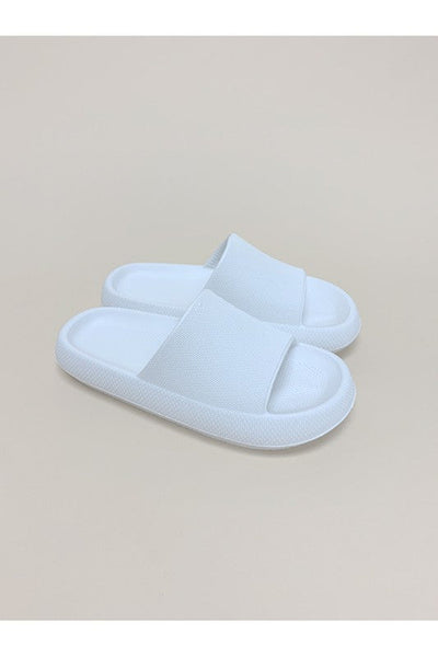 Heels WHITE ORGANIZE-17 EVA Sandals - Casual Slip-On Sandals | Open Toe fashique fusion