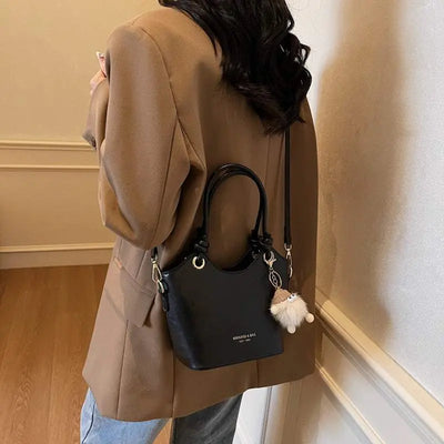 Sienna Sweet Style Zipper PU Square Women's Shoulder Crossbody Bag Solid Color Popular Commuting Fashion Small Square Bags