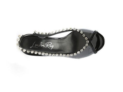 Heels Camarine Clear Stiletto - Jeweled Slingback Heels fashique fusion