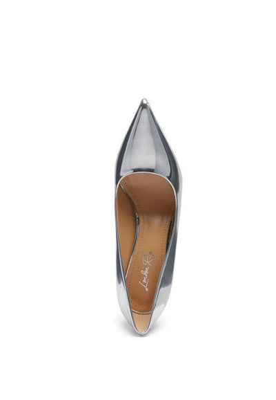 Heels Metallic Party Stiletto Heels - Pointed Toe Sandals fashique fusion