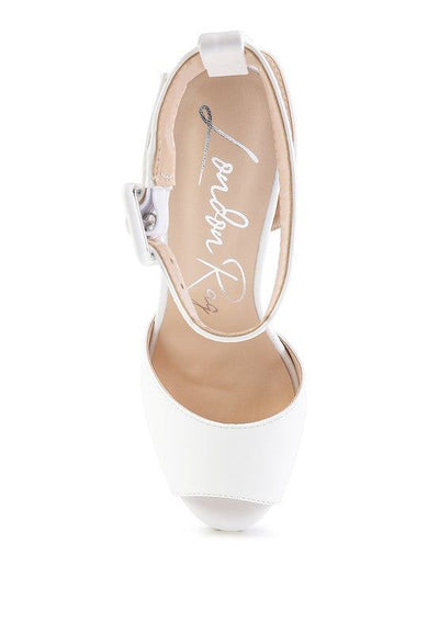 Heels Rager Platform Sandals - Chunky Block Sandals fashique fusion