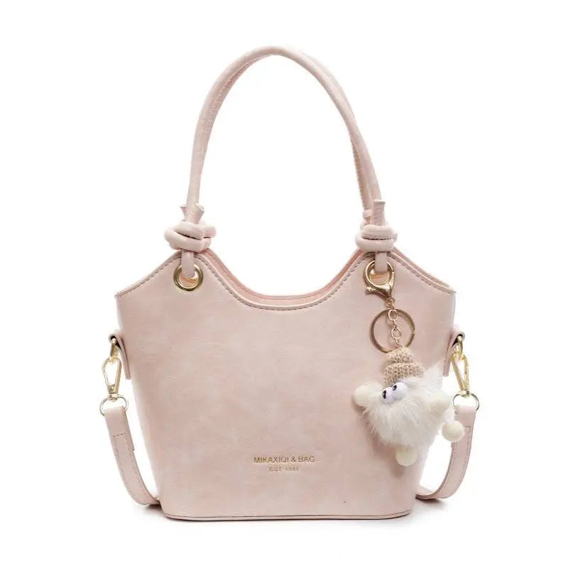 Gray Sweet Style Zipper PU Square Women's Shoulder Crossbody Bag Solid Color Popular Commuting Fashion Small Square Bags