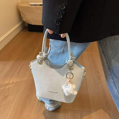 Sienna Sweet Style Zipper PU Square Women's Shoulder Crossbody Bag Solid Color Popular Commuting Fashion Small Square Bags