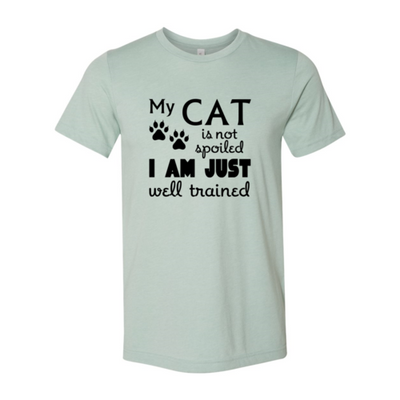 T-shirts Heather Dusty Blue Cat Lover T-shirt - Funny | 6 Colors, 8 Sizes fashique fusion