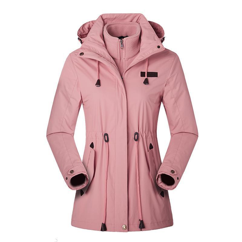jackets Women's Waterproof Windproof Nylon Adjustable Jacket Fashique Fusion