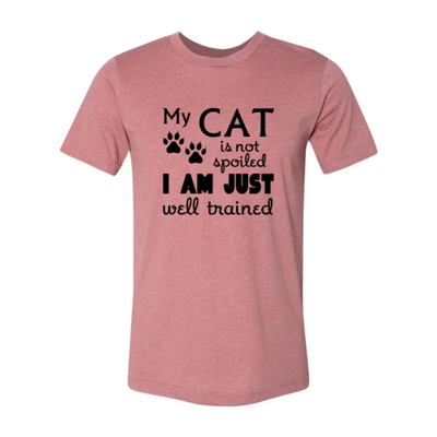 T-shirts Heather Mauve Cat Lover T-shirt - Funny | 6 Colors, 8 Sizes fashique fusion