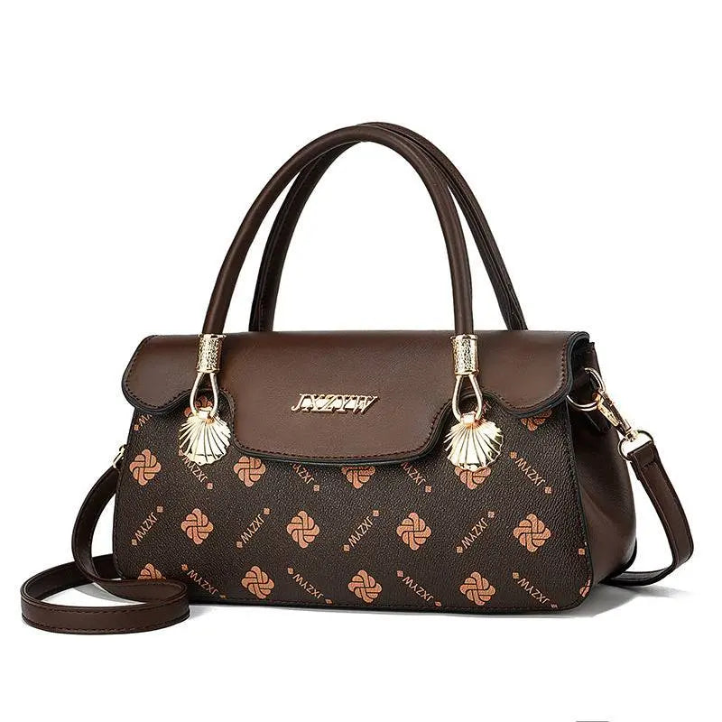 Dark Slate Gray Vintage Exquisite Letter-printed Women's Handbag Fashion Printed Casual Simple Handbag Women's Cross-body Bag