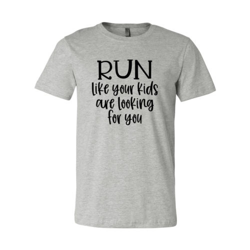 T-shirts Heather Prism Lilac Run Like Your Kids Shirt - Unisex Run T-Shirt fashique fusion