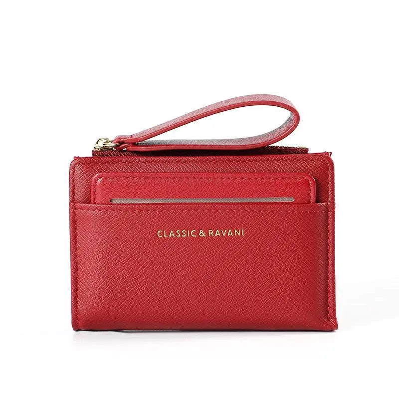 Brown Simple Elegant Solid Color Wallet For Women