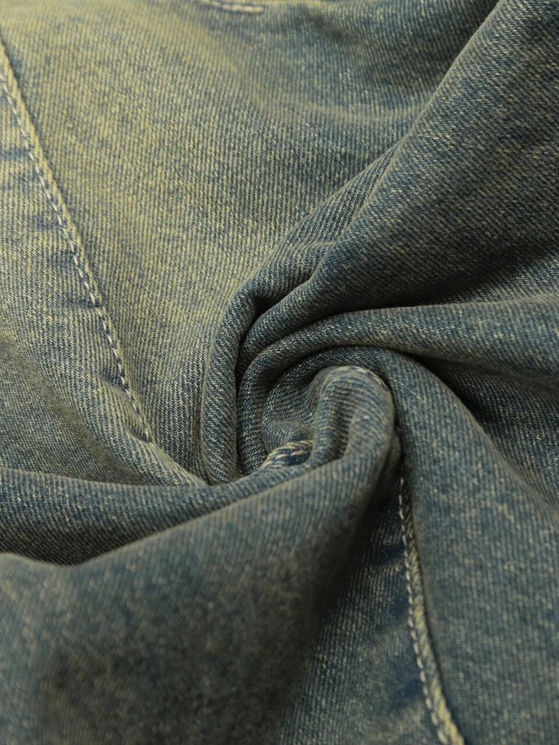 jeans Men's Wide Leg Jeans - Stretch Pocketed | Cotton Blend fashique fusion