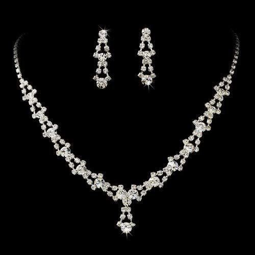 Sets Bridal Crystal Jewelry Set - Rhinestone Gifts fashique fusion
