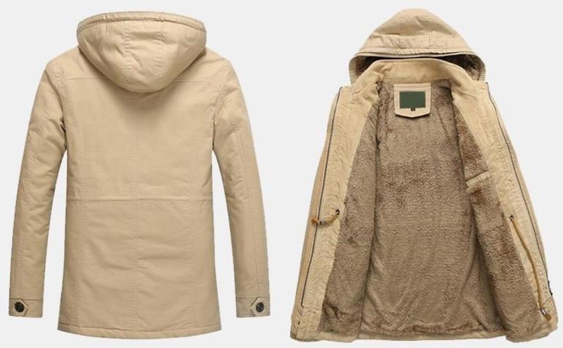 Jackets & Coats Men's Winter Hooded Coat - Military Style fashique fusion