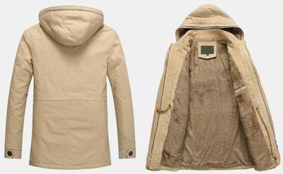Jackets & Coats Men's Winter Hooded Coat - Military Style fashique fusion