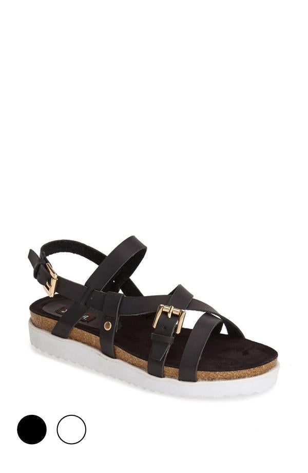 Footwear JAXON - Vegan Leather Sandals | Strappy Padded Buckle fashique fusion