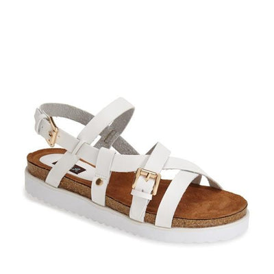 Footwear JAXON - Vegan Leather Sandals | Strappy Padded Buckle fashique fusion