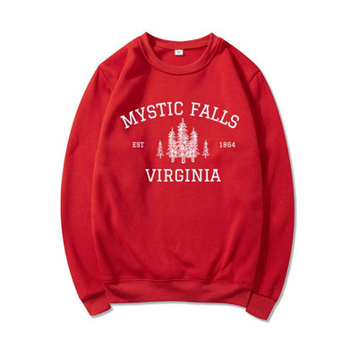 Firebrick Women's Fashion Personalized Printed Sweater