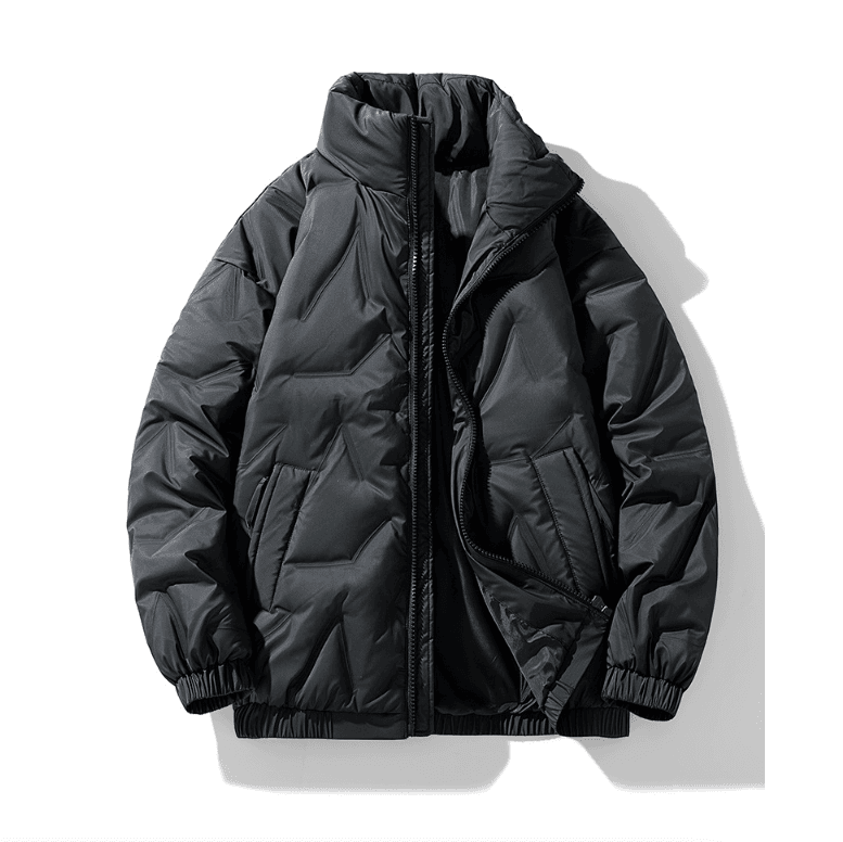 Jackets & Coats Quilted Jacket Men's High Collar - Stylish Warmth fashique fusion