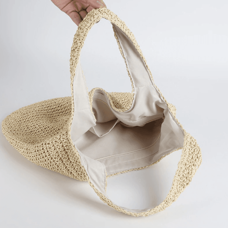 Handbags Summer Straw Tote Bag - Stylish Beach Essential fashique fusion