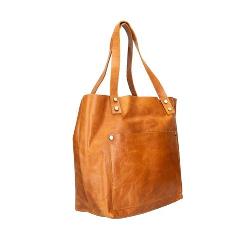 Accessories Tan Alpine Leather Crossbody Handbag - Handmade Leather Bag fashique fusion