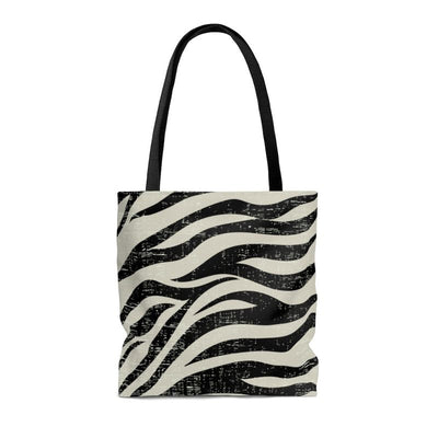Totes & Beach Bags Zebra Print Beach Tote Bag - Double Sided Shopper fashique fusion