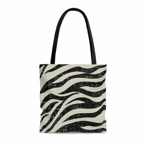 Totes & Beach Bags Medium Zebra Print Beach Tote Bag - Double Sided Shopper fashique fusion