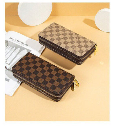 Handbags Check & Checkers Wallet - Checkered Wallet fashique fusion