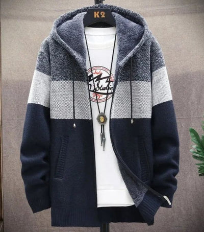 Men's Clothing Hooded Zipper Jacket - Men's Fashion fashique fusion