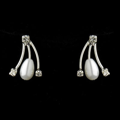 Sets Bridal Wedding Jewelry Set Crystal Rhinestone Pearl fashique fusion