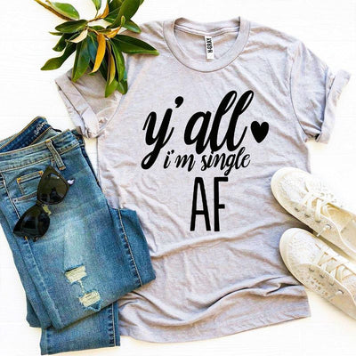 T-shirts Single AF T-shirt - Premium Print | Bella Canvas Sizes fashique fusion