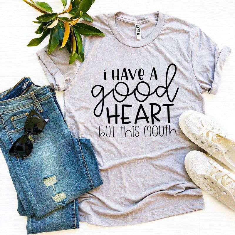 T-shirts Good Heart T-shirt Cotton - Soft Ring Spun Cotton fashique fusion