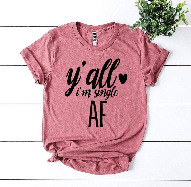 T-shirts Single AF T-shirt - Premium Print | Bella Canvas Sizes fashique fusion