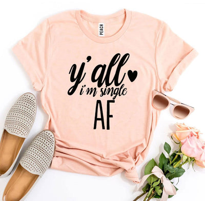 T-shirts Single AF T-shirt - Premium Print | Bella Canvas Sizes fashique fusion