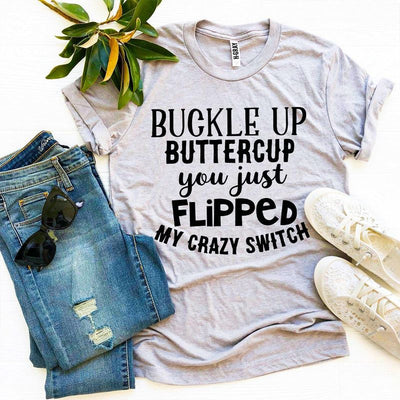 T-shirts Buckle Up Buttercup Premium T-shirt - Soft Retail Fit Agate