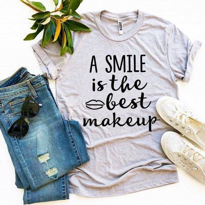 T-shirts Best Smile T-Shirt - Cotton Makeup Shirt | Soft Feel Fit fashique fusion
