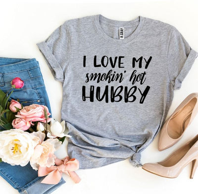 T-shirts Smokin’ Hot Hubby T-shirt - Premium Cotton fashique fusion