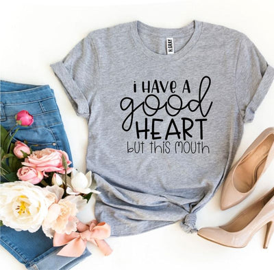 T-shirts Good Heart T-shirt Cotton - Soft Ring Spun Cotton fashique fusion