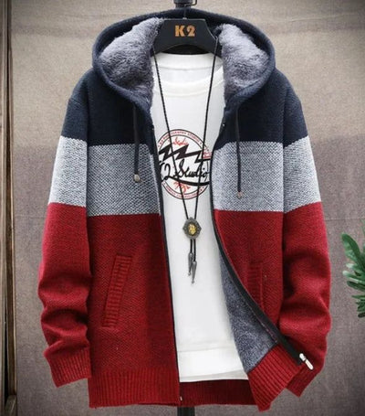 Men's Clothing Hooded Zipper Jacket - Men's Fashion fashique fusion