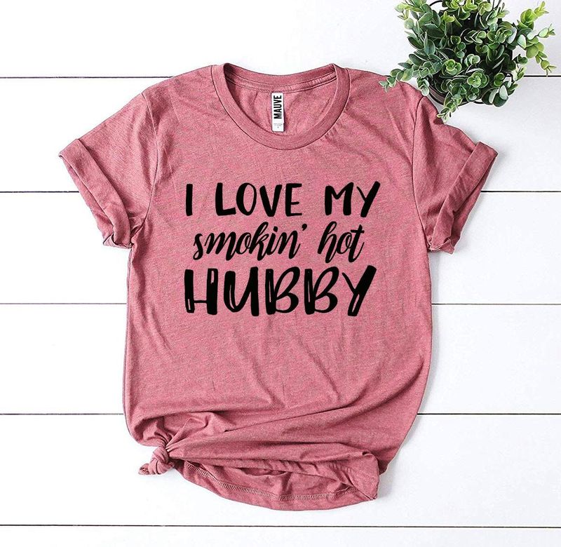 T-shirts Smokin’ Hot Hubby T-shirt - Premium Cotton fashique fusion