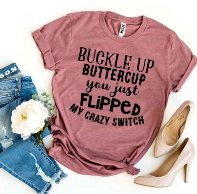 T-shirts Buckle Up Buttercup Premium T-shirt - Soft Retail Fit Agate