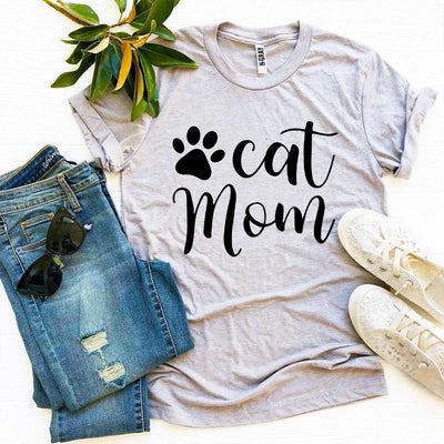 T-shirts Cat Mom T-shirt - Premium Cotton fashique fusion