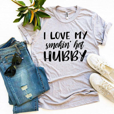 T-shirts Smokin’ Hot Hubby T-shirt - Premium Cotton fashique fusion