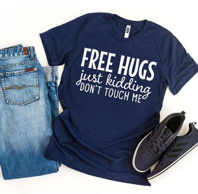 T-shirts Free Hugs T-shirt - Cotton- Free Hugs fashique fusion