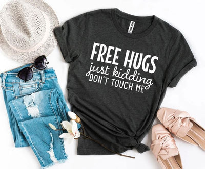T-shirts Free Hugs T-shirt - Cotton- Free Hugs fashique fusion