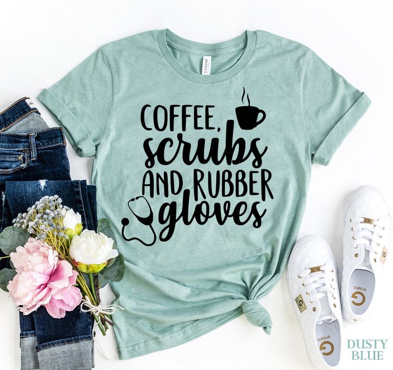 T-shirts Coffee, Scrubs T-Shirt - Premium Soft Cotton | fashique fusion