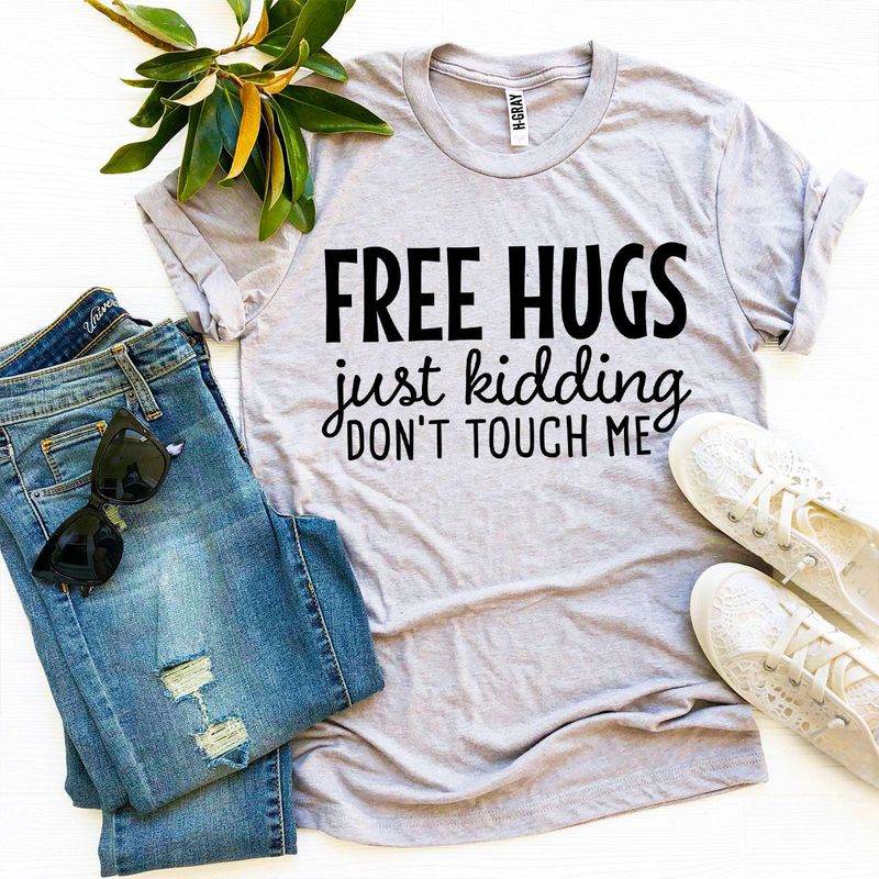 T-shirts Free Hugs T-shirt - Cotton- Free Hugs fashique fusion
