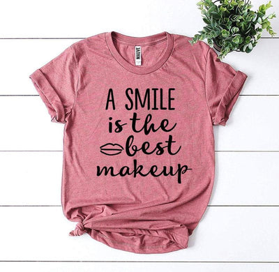 T-shirts Best Smile T-Shirt - Cotton Makeup Shirt | Soft Feel Fit fashique fusion
