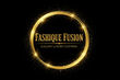 Fashique Fusion Logo Thick Gold Swirl