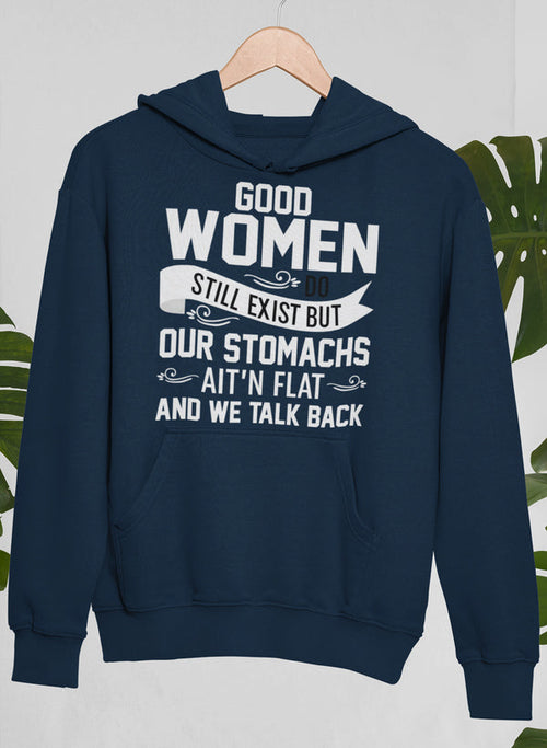 T-shirts Navy Women Hoodies for Good | Cozy Cotton Blend & Perfect Fit fashique fusion
