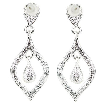 Earrings Bridal Wedding Prom Jewelry Classic Sparkling Crystal Rhinestone fashique fusion